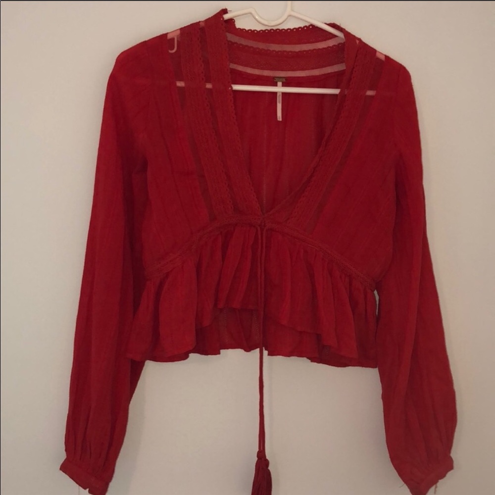 Gorgeous free people shirt!